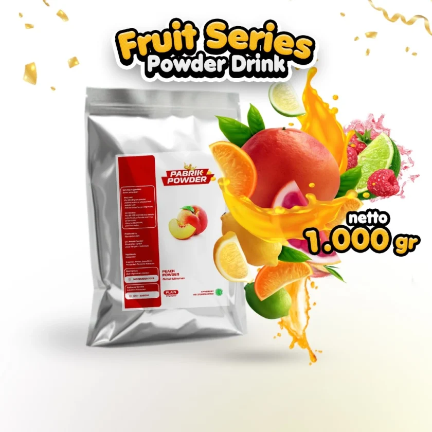Powder Aneka Rasa Buah 1 Kg , Fruit series Powder Drink
