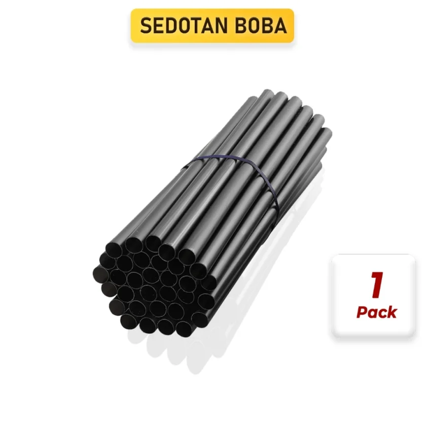 Sedotan Boba, Sedotan Besar, Boba Straw, Steril 1 Pack
