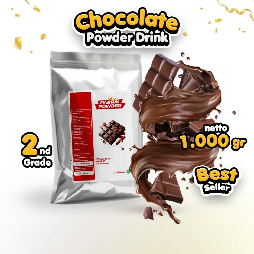 Powder Coklat 1 Kg - Grade 2, Chocolate Powder Drink, Bubuk Minuman Cokelat