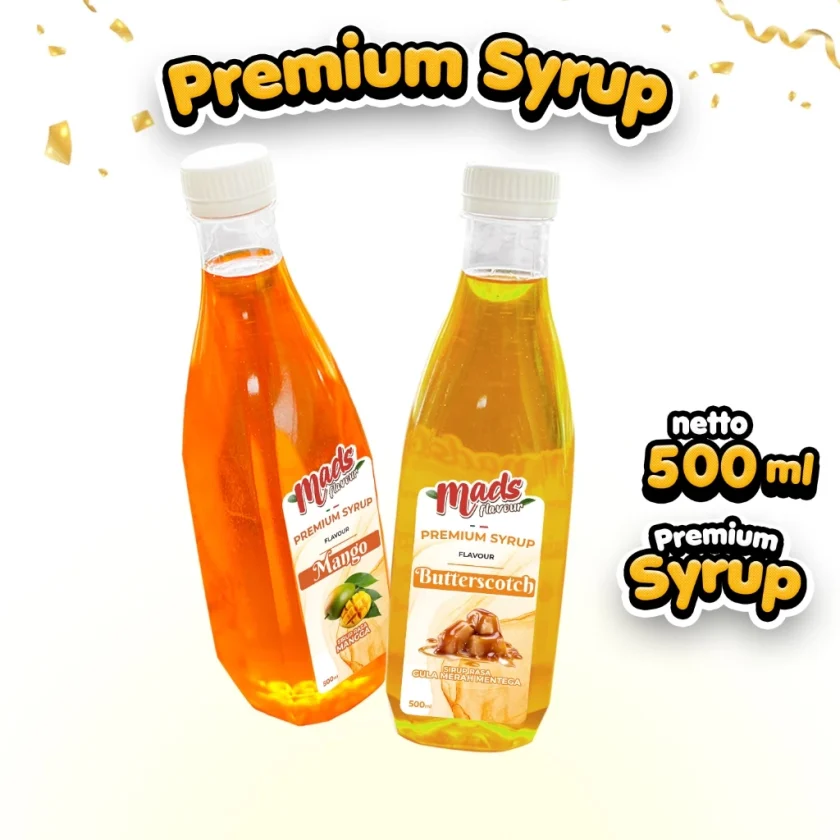Premium Syrup Mads Flavour 500 ml – Aneka Rasa Sirup Pilihan