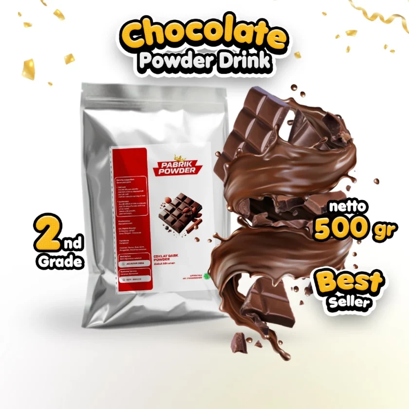 Powder Coklat 500 gr - Grade 2, Chocolate Powder Drink, Bubuk Minuman Cokelat