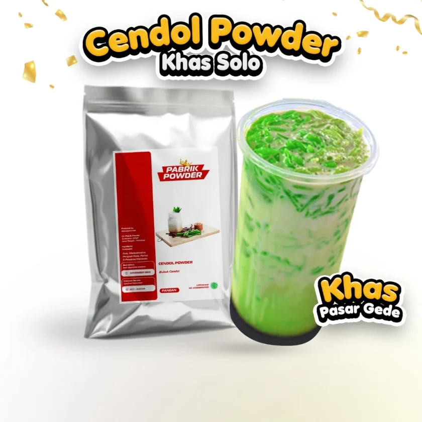 Share: Bubuk Cendol/Dawet Khas Pasar Gede Solo-Aneka Rasa dan Warna