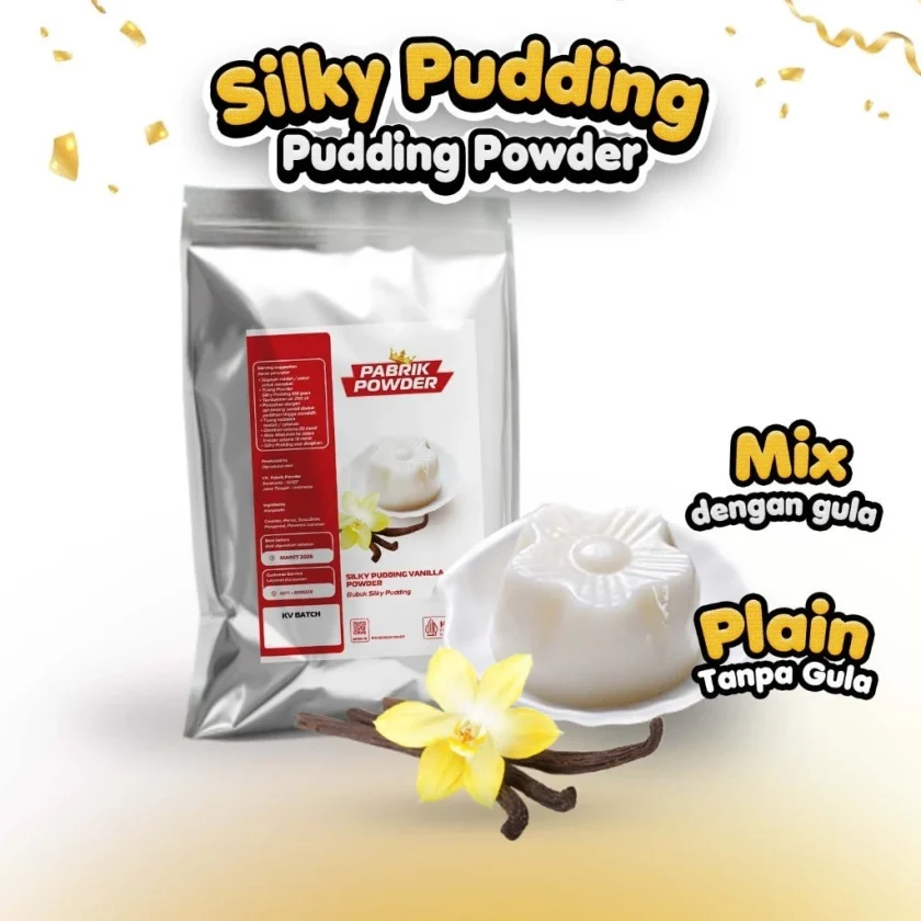 Silky Pudding Powder Bubuk Puding Agar Jely