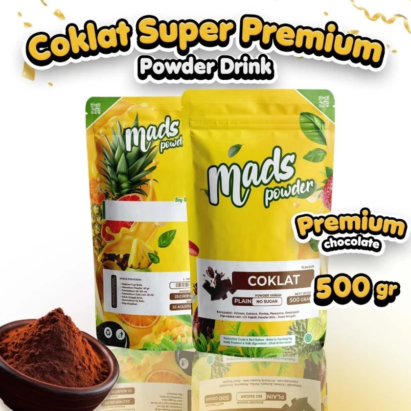 Coklat Super Premium Bubuk Minuman, Chocolate Powder Drink